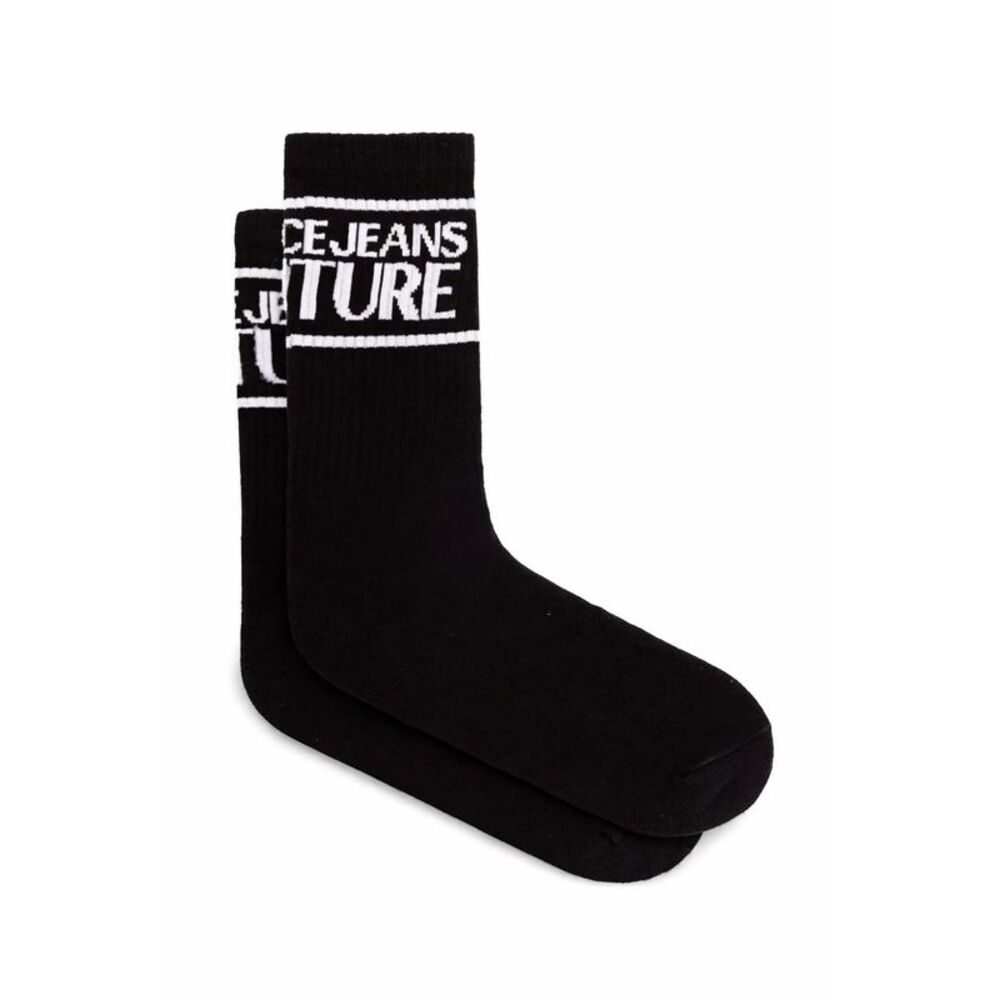 Versace Jeans Couture Black Signature Socks - Luxury Basics
